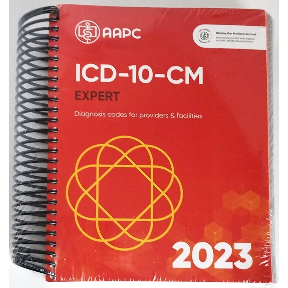AAPC ICD-10-CM Expert 2023 Medical Coding Providers Textbook Brand New Sealed